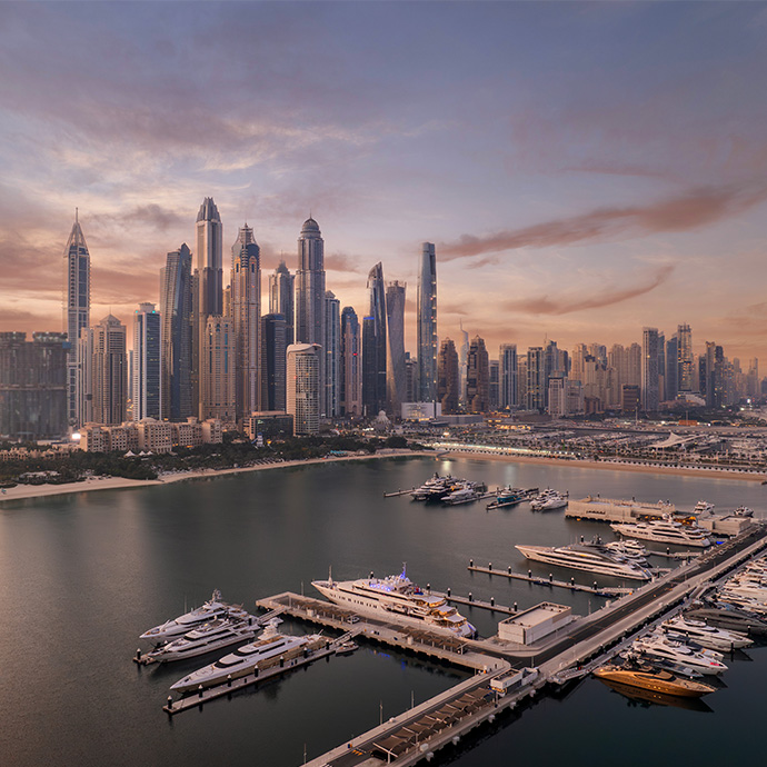 View on Dubai Harbour